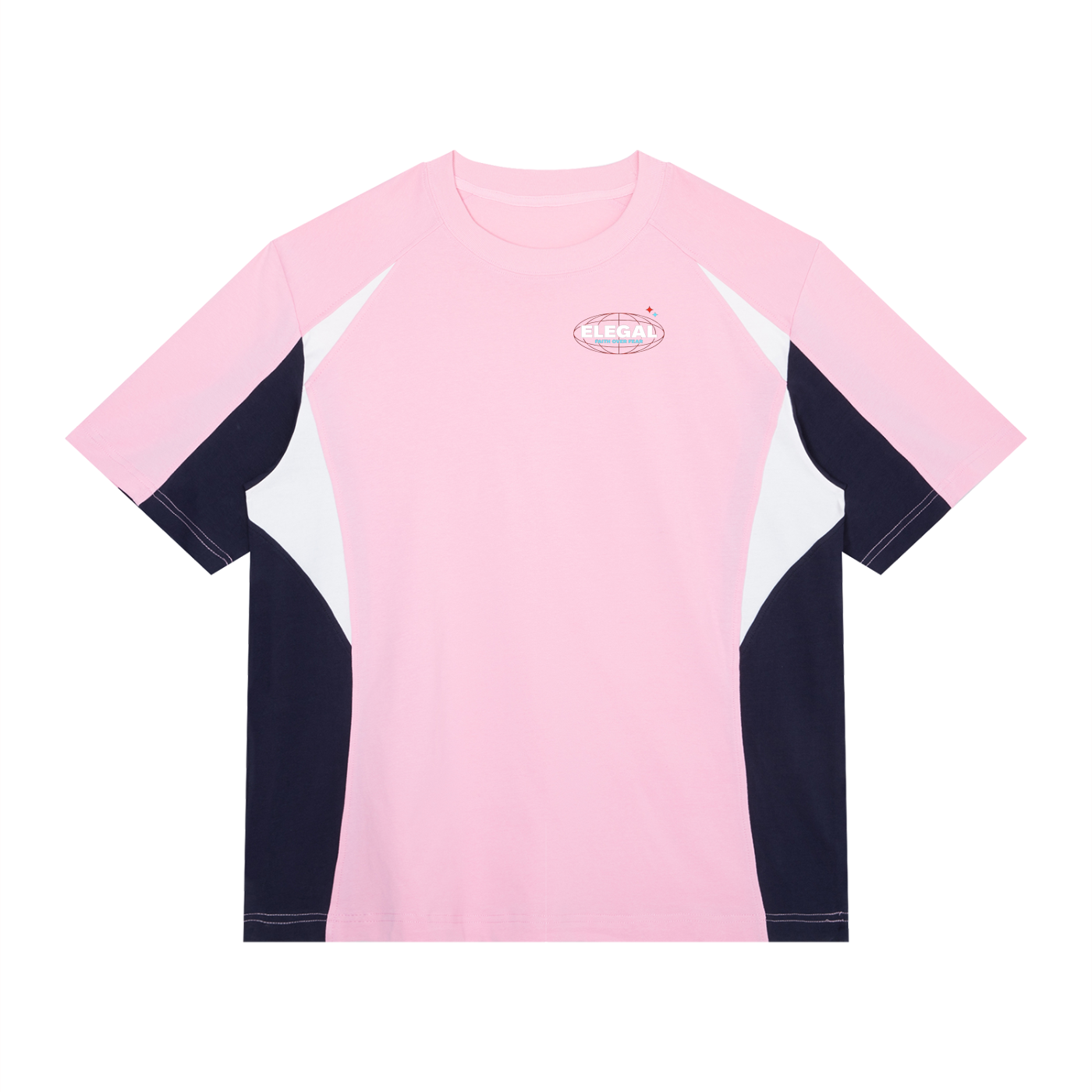 Unisex Color Block Raglan T-Shirt
